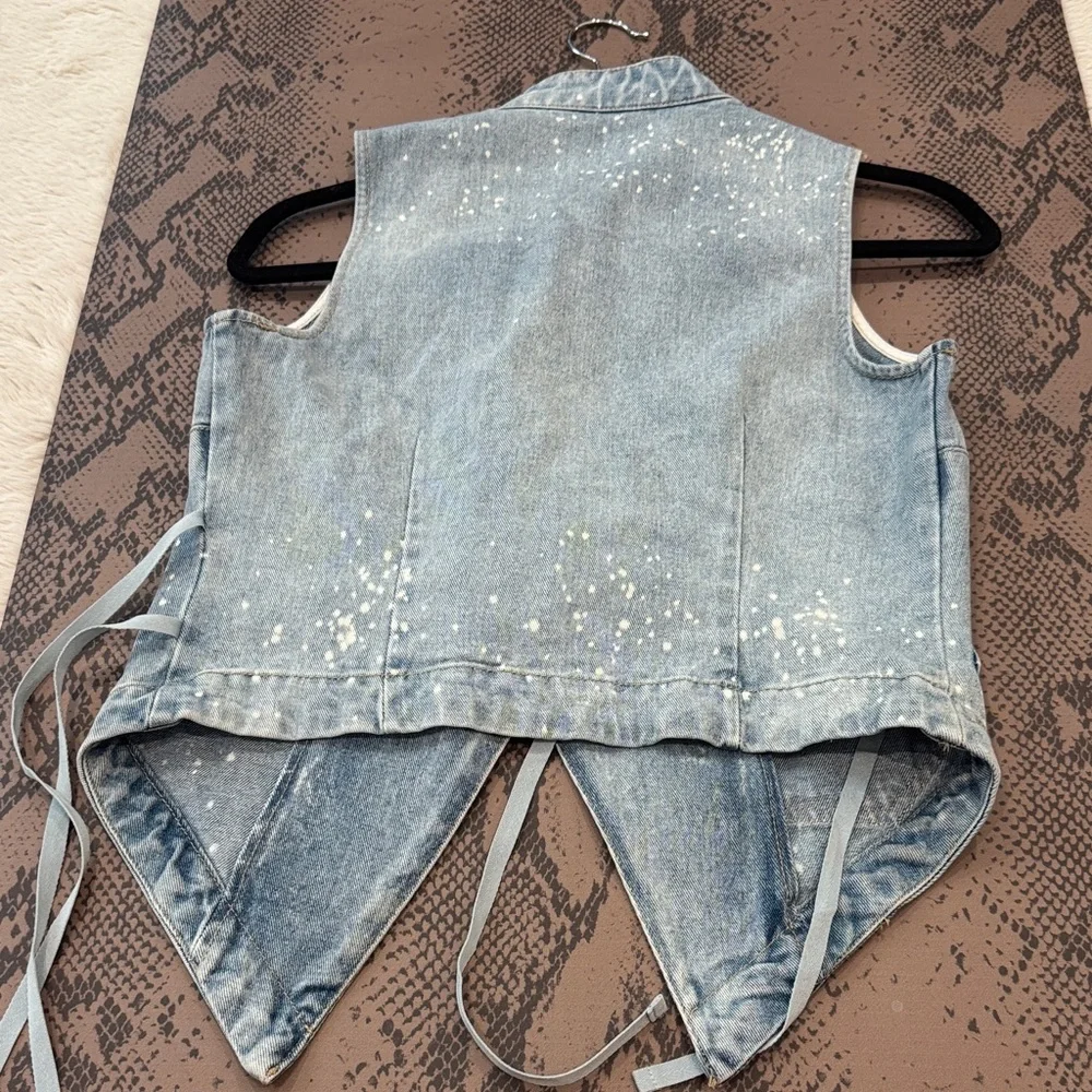 Wild Fable Blue Denim Vest - Picture 7 of 7